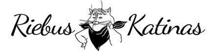 Riebus katinas atsiliepimai logo